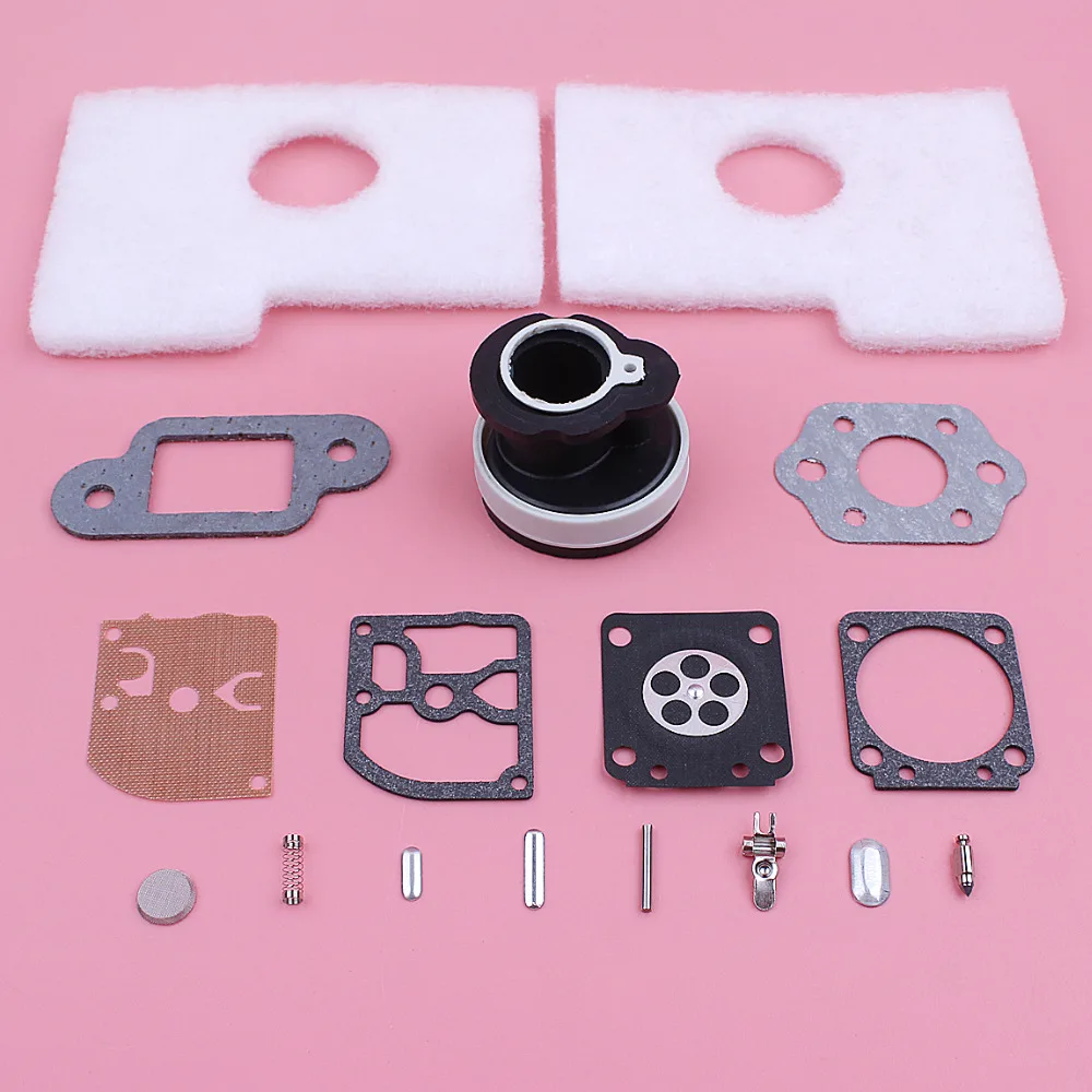 Adefol-Kit de reconstrucción de reparación de carburador de colector de admisión para Stihl MS180 MS170 018 017 MS 180 170, filtro de aire de junta de motosierra