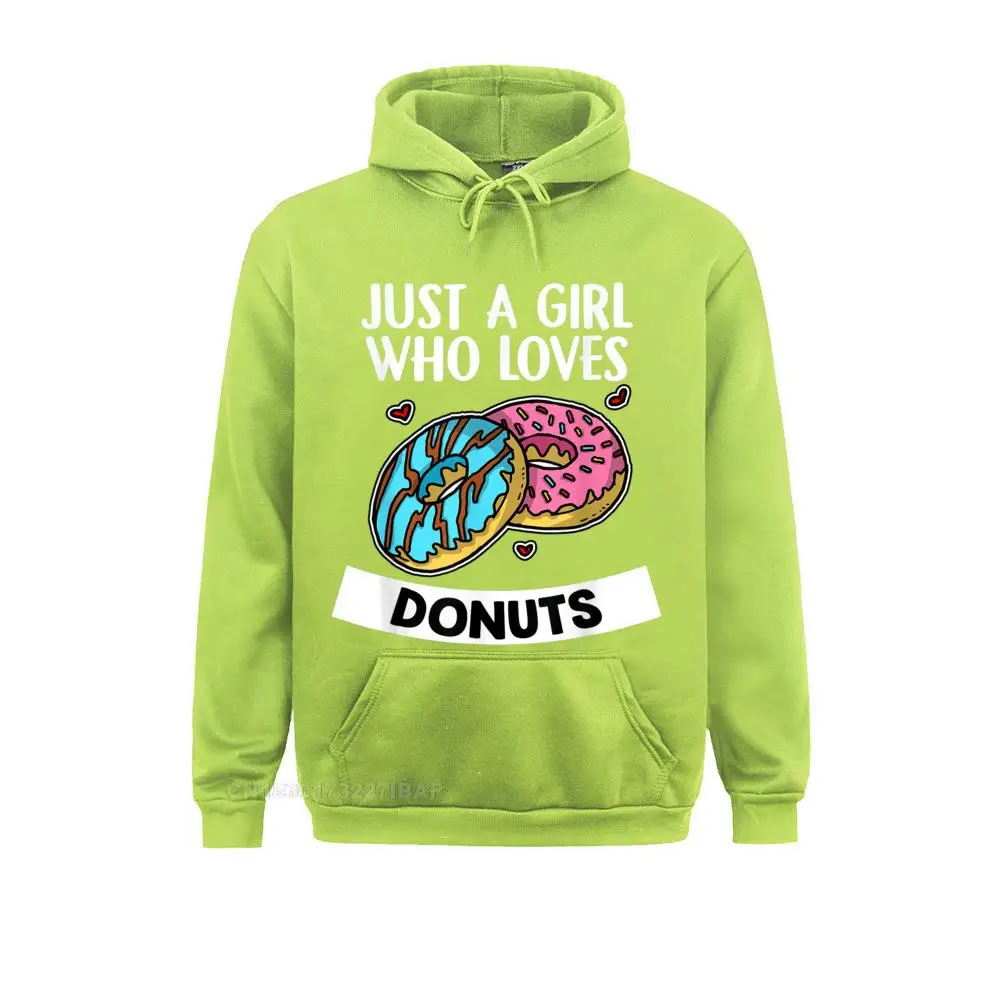 Just A Girl Who Loves Donuts Funny Donut Day Costume Hoodie Hoodies For Adult Camisa Sweatshirts Cosie New Sportswears