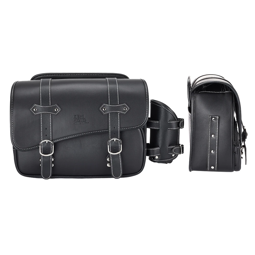 Motorcycle Saddlebag For CMX500 Side Saddle Bag PU Waterproof Saddlebags For Honda Rebel CMX500 250 300 350 500 1100 For Yamaha