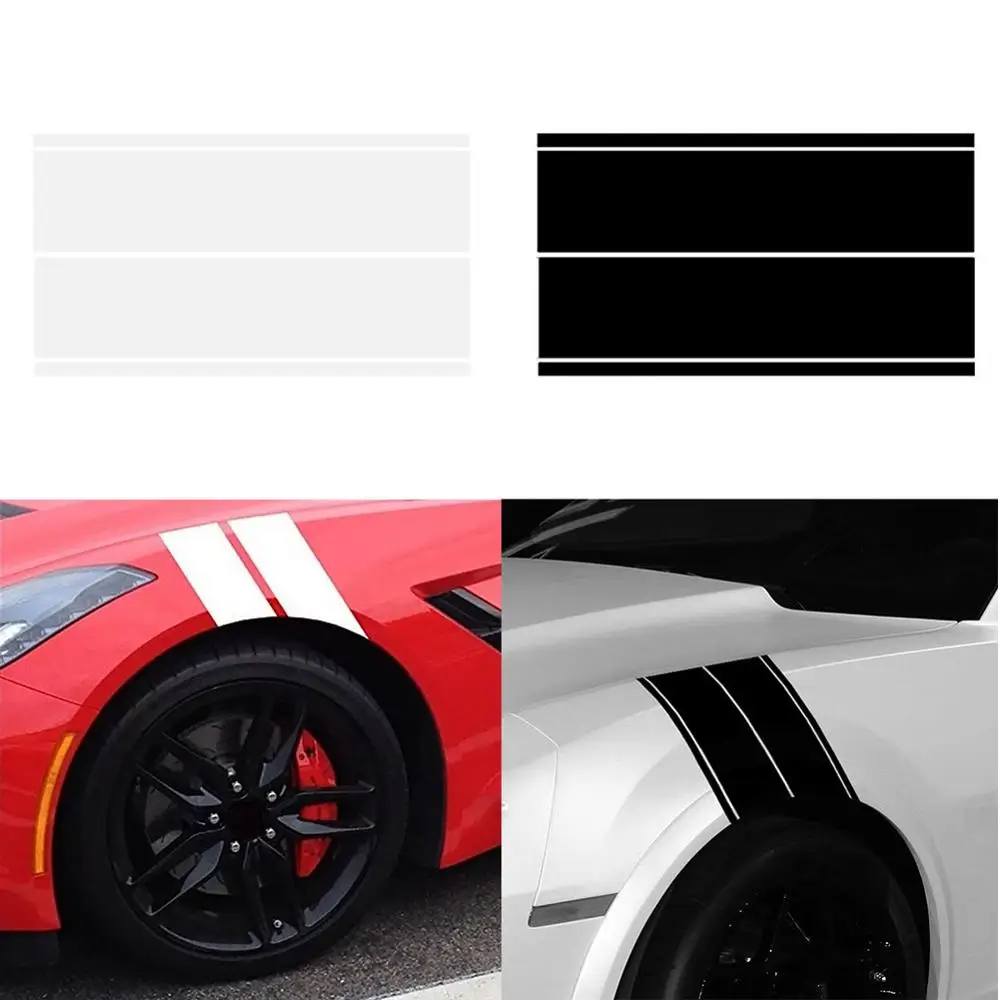 

SALE Universal Car Fender Stripe Stickers Full Auto Body Decals Vinyl Side Waterproof Self Adhesive Stickers Wholesale