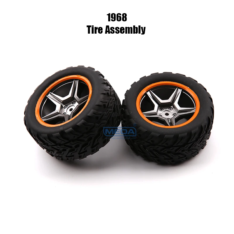 WLtoys 1/10 104019-2237 Wheel 104019 104016 104018 12428 12402-A 1/12 Rc Car Spare Parts 104009-1968 Left Right Tyres Tires