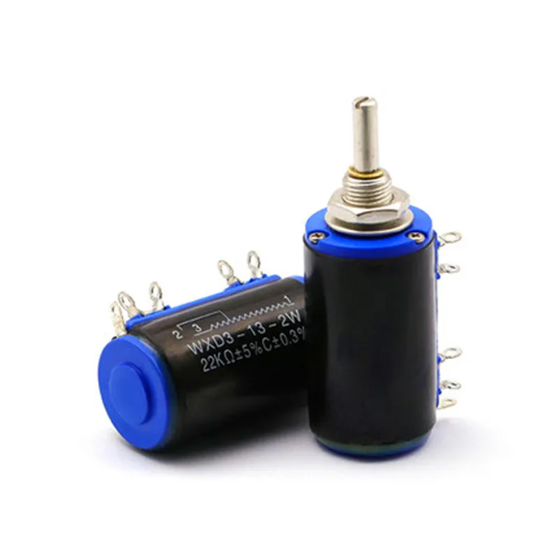 WXD3-13-2W 10K 100/220/470/680 ohm WXD3-13 2W Wirewound Multi-Turn Potentiometer 1K 2.2K 4.7K 5.6K 6.8K 47K 100K rotary switch