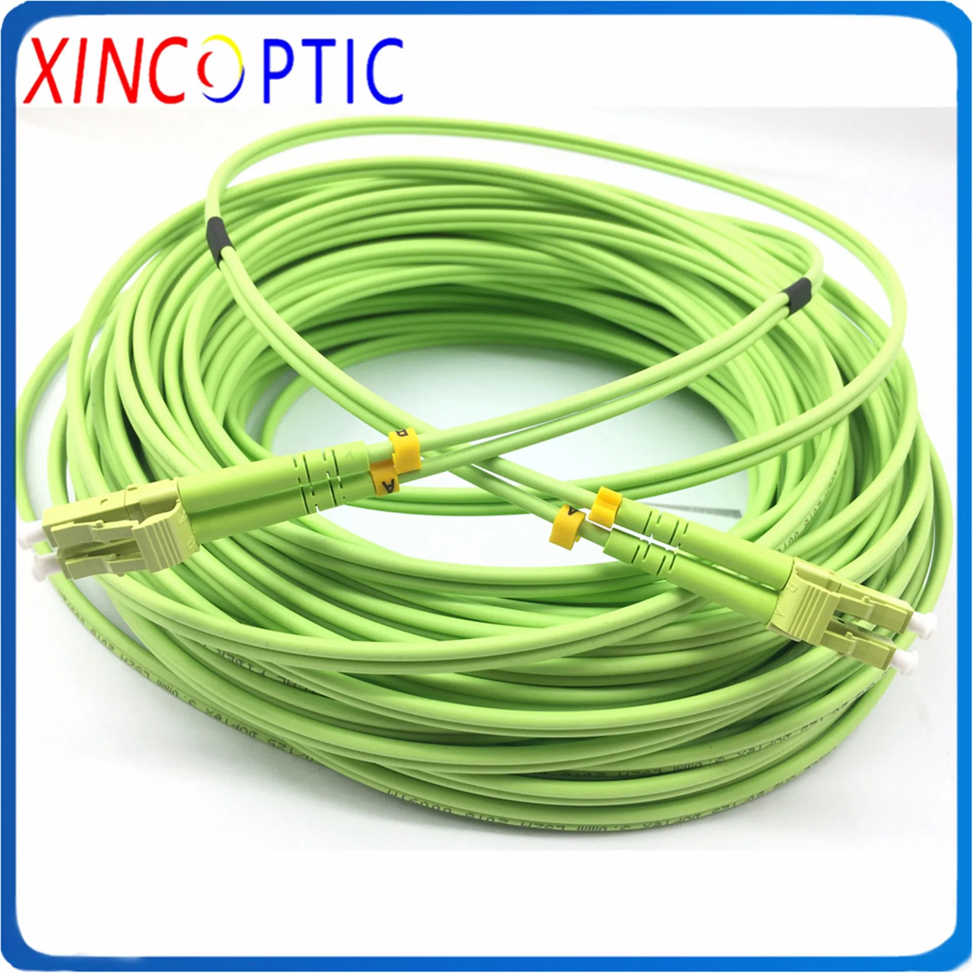 

LCUPC-LCUPC MM OM5 50/125 Duplex LSZH Jacket 2.0mm 10M 20M 15M 30M 40M 50M Dual LC-LC ST SC FC Fiber Optic Patch Cord Connector