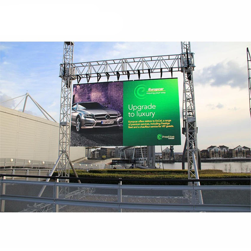 

Outdoor P3.91mm 128*128pixel Led Display Panel, Die Casting Aluminum Cabinet 500x500mm, Led Advertising Screen For Rental wall