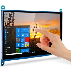 7 Inch IPS Touch Screen Raspberry Pi 4 Capacitive HDMI-compatible TFT LCD for Orange Pi RPI 5 4B 3B+ PC Laptop Windows AIDA64