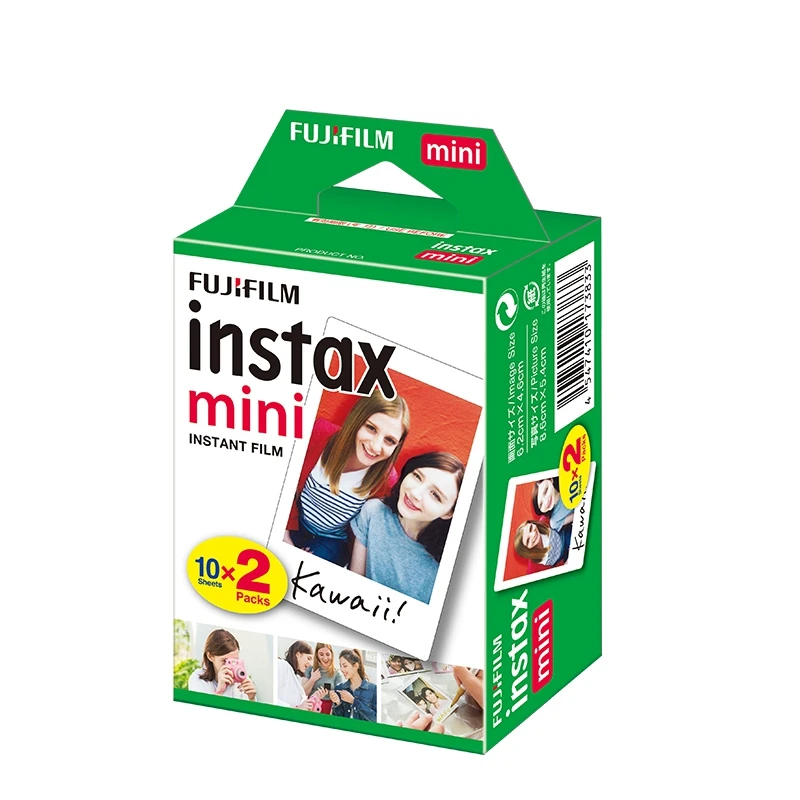 Instax mini White border photo paper One imaging Used in Fuji Mini Series Photo Printer