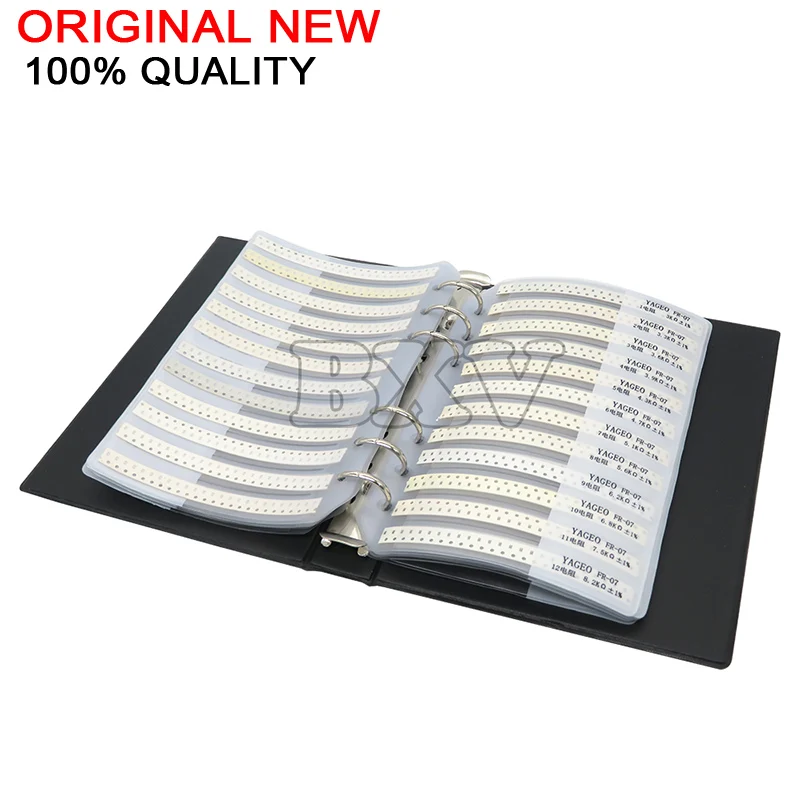 4250PCS 8500PCS 8850PCS 0201 0402 0603 0805 1206 저항 견본 책 1% SMD 모듬 키트 10K 100K 1K 1R 100R 220R