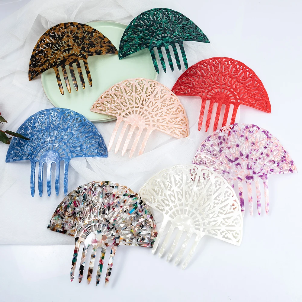 Classic Hair combs for women Acetate hair accessories combs Tortoiseshell hair jewelry Vintage hairpin Flamenco dancers comb