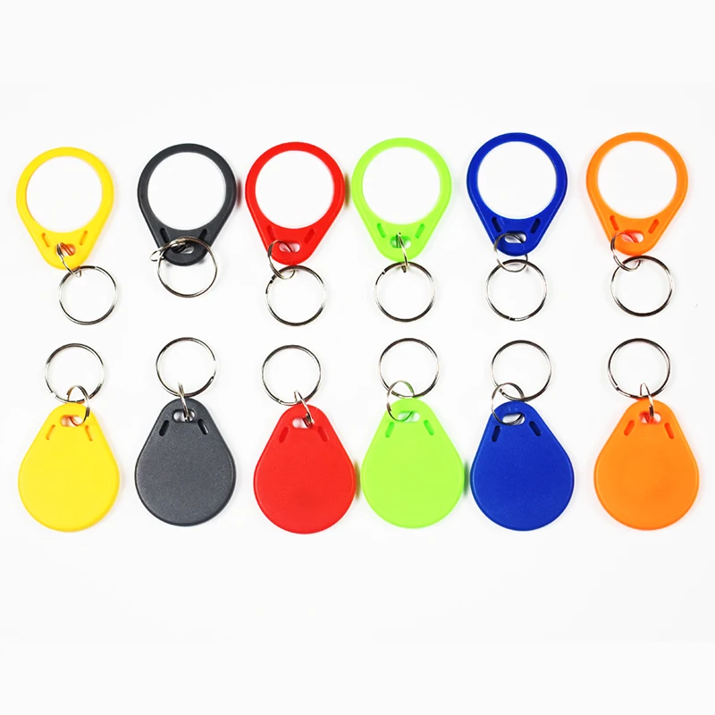 50Pcs/Lot 125Khz Rewritable Writable EM ID T5577 Keyfobs RFID Tag Proximity Token Access Duplicate Ring Card