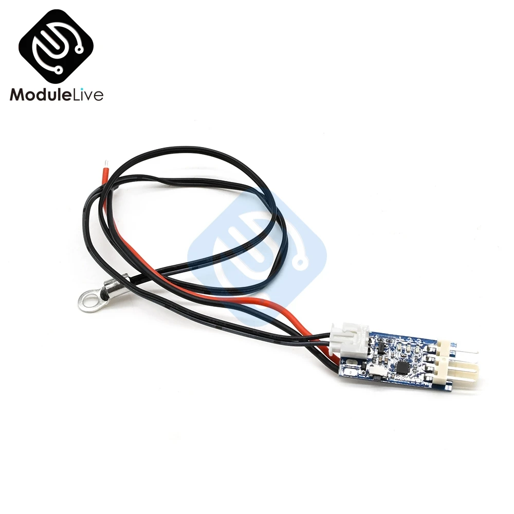 Ultra-small 5V 12V 4 Wire PWM Auto Fan Temperature Control Governor Computer Fan Temperature Control Noise Reduce 10cm Probe