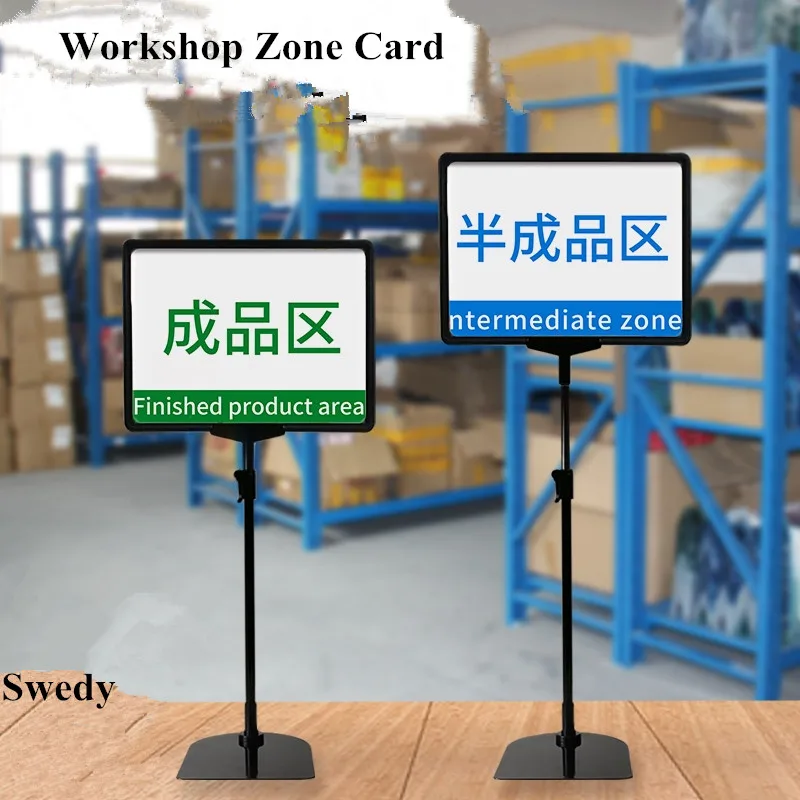 A4 Height Adjustable Aluminum Poster Sign Holder Advertising Display Stand Signage Mall Shopping Guide Billboard Poster Frame