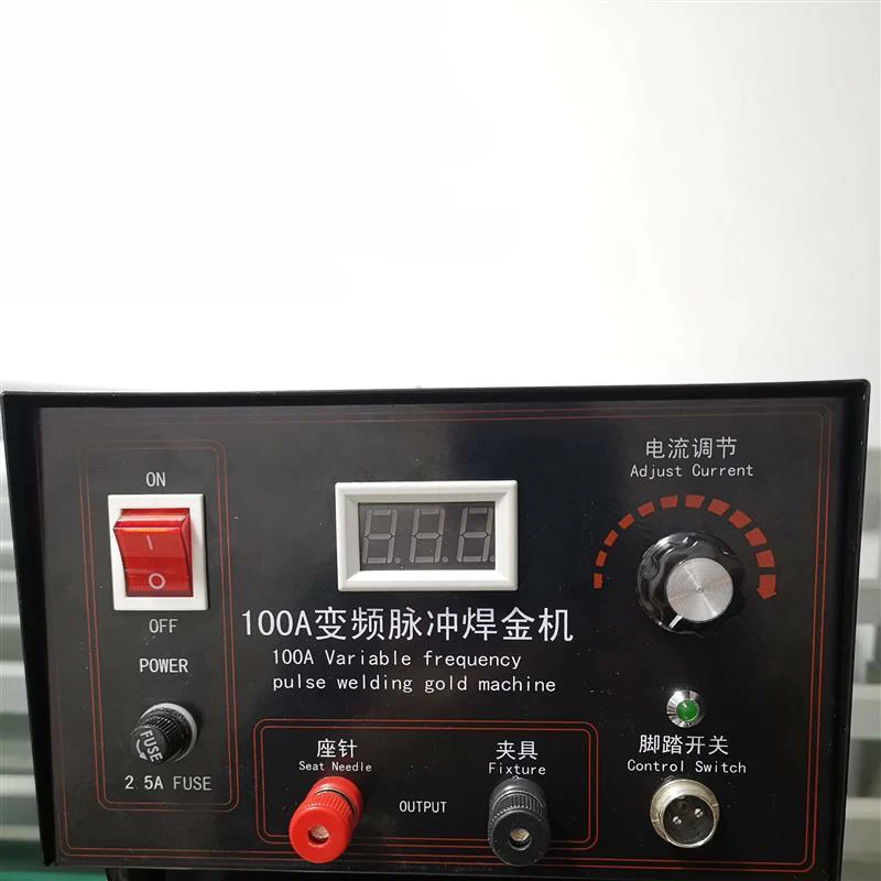 

100A Pulse Spot Welding hand held pulse spot welder digital display welding machine gold and silver jewelry processing