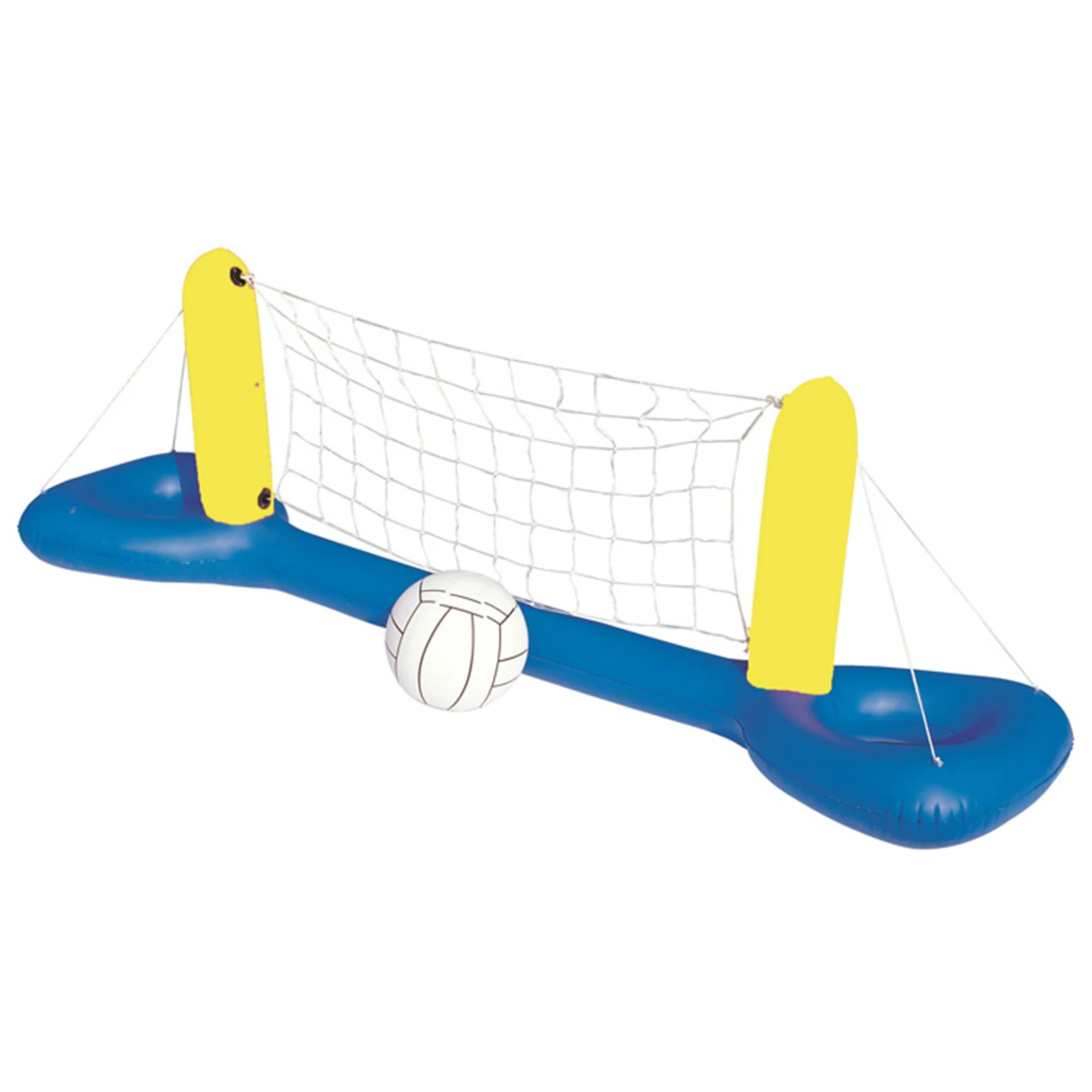 Iatable Volleyball Net 96.1 X 25.2 Inch Volleyball Iatable Pool Float Set For Kids Adults Swimming Game Toy Summer Floats