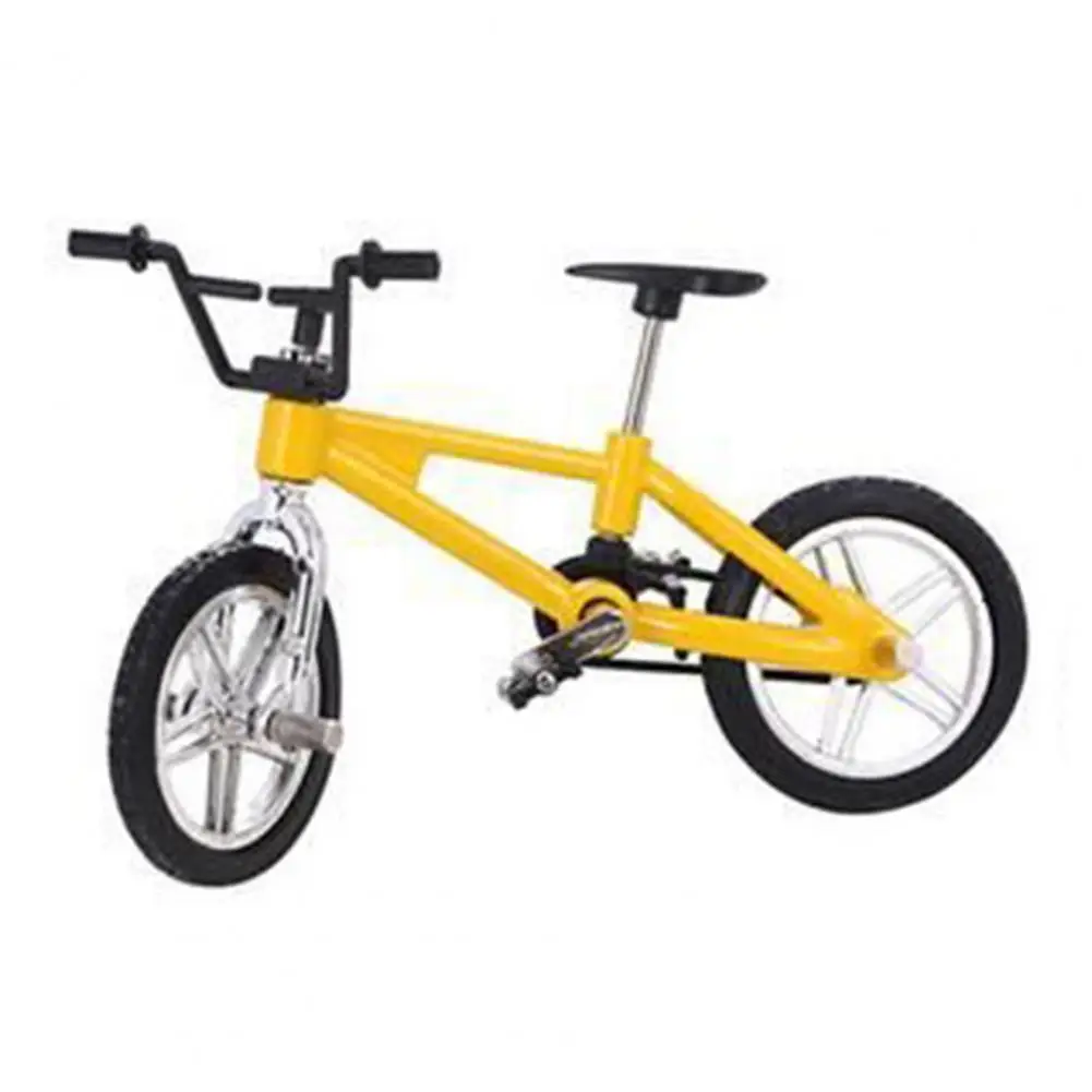 Mini bicicleta de juguete con ruedas de repuesto para niños y adultos, excelente juguete de colección, modelo de bicicleta de dedo