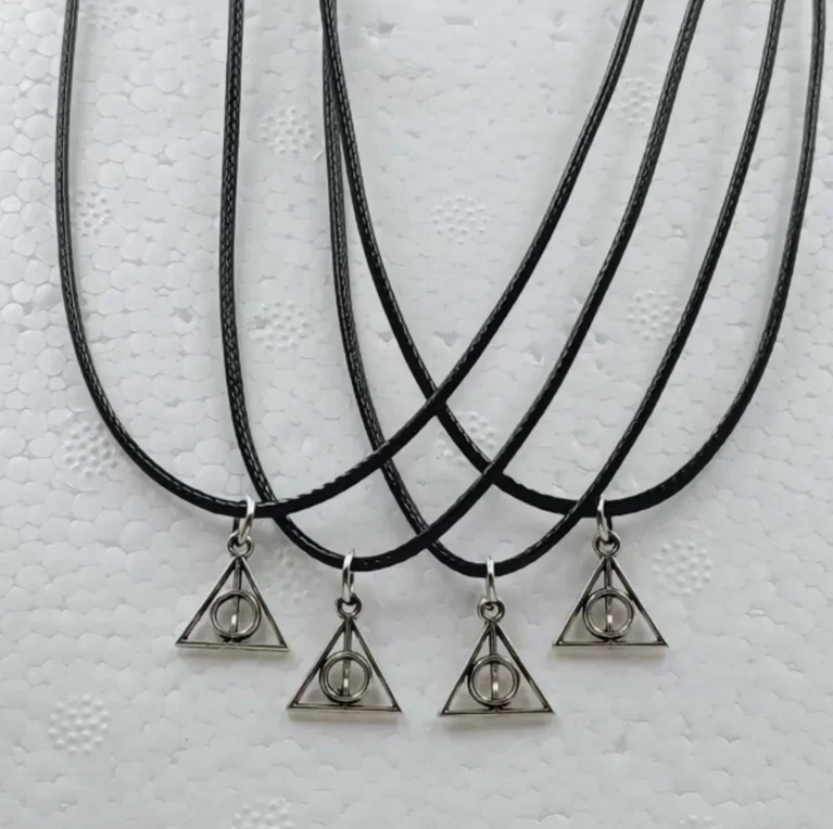 Wholesale 10pcs/LOT Fashion Deathly Hallows Pendant Necklace Gift