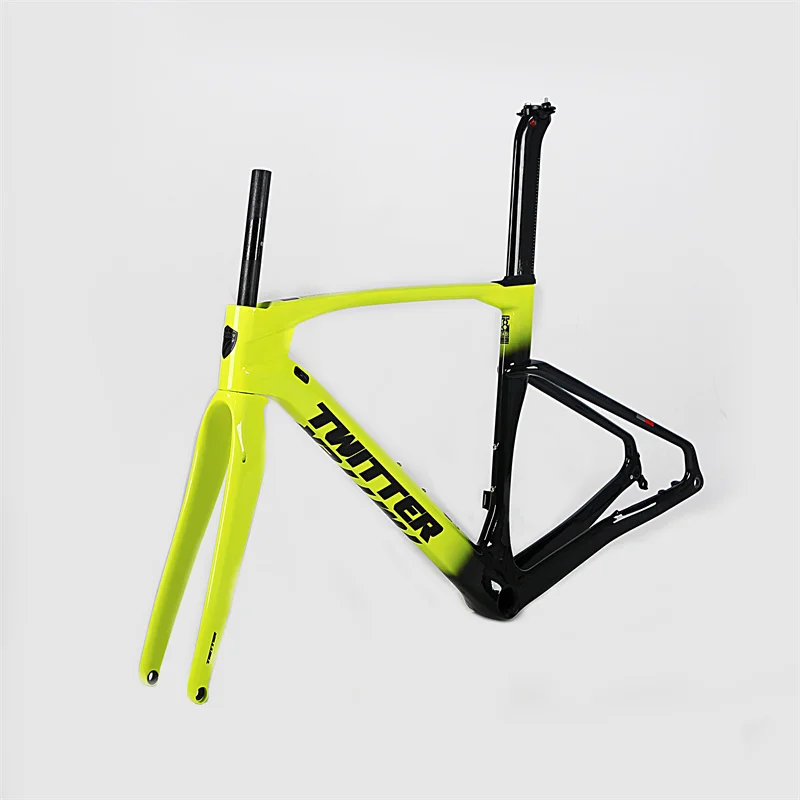 

TWITTER2021Cross Country Road Bike 700*40CS Gravel Carbon Fiber Road Bike Frame carbon road bike frame bike frame carbon Matte