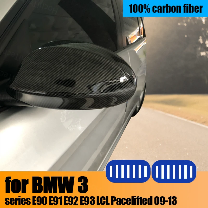

Rearview Car Styling High Quality for BMW 1 3 Series E81 E82 E87 E88 E90 E91 E92 E93 Real Carbon Fiber Mirror Cover Accessories