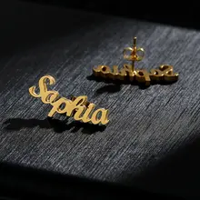 Personalized Name Earrings for Women #4