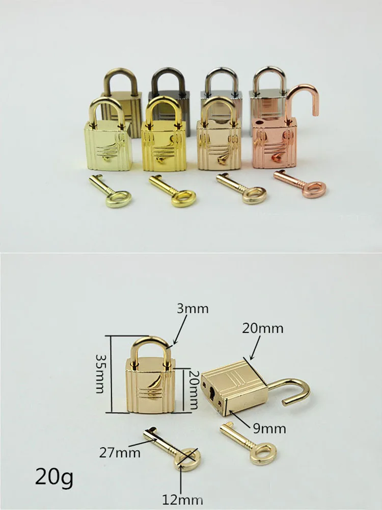 2 Stuks Vierkante Metalen Sluiting Turn Lock Twist Key Locks Rose Goud DIY Handtas Portemonnee Sluiting Tas Onderdelen Lederen Hardware accessoires - afbeelding 2