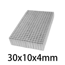 30x10x4mm block Powerful N35 Magnets Super Sheet Permanent Magnetic 30mmx10mmx4mm Strong Neodymium Magnet 30*10*4mm