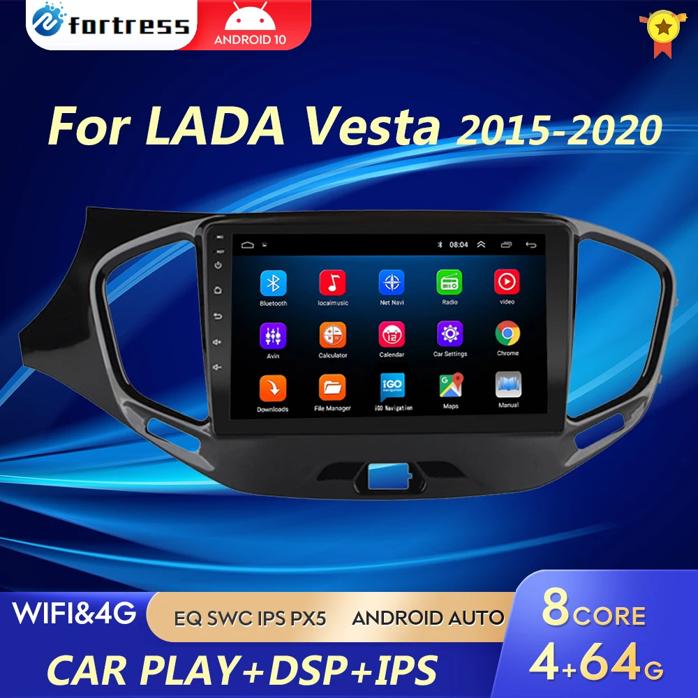 

Android10.1 Car Player GPS Navigation Multimedia For LADA Vesta Cross Sport Radio 2015 2016 2017-2020 2 din gps car radio