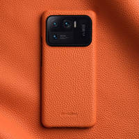 Genuine Leather Fashion Business Cover For Xiaomi 11 12 12S Ultra Mi 10 Pro 10S Mi11 Real Cow Skin Natural Cowhide Phone Case