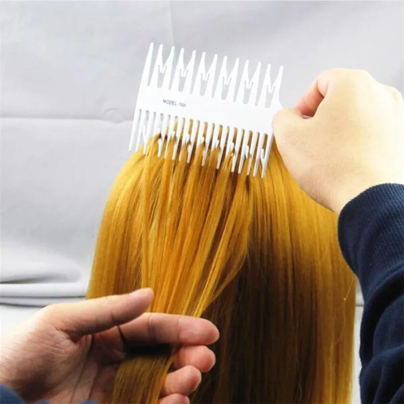 Hair Dyeing Comb Hair Coloring Highlighting Comb Wide Tooth Comb Fish Bone Hair Brush Hair Styling Barber Tool Salon Accessaries