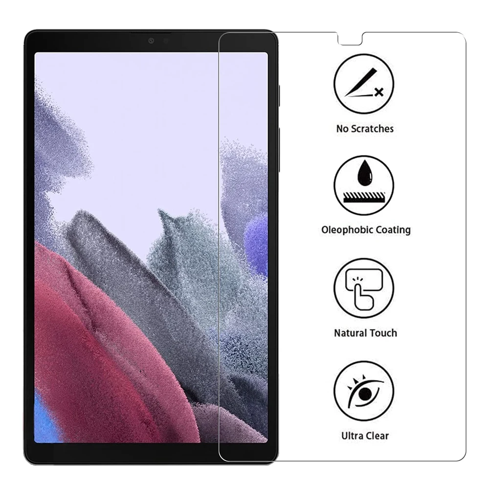 Protecteur d'écran, Film en verre trempé 9H anti-rayures pour tablette Samsung Galaxy Tab A7 Lite 8.7 pouces 2021 T225 SM-T220