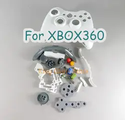 1set/lot white black Replacement For Xbox 360 Controller Wired Full Housing Shell Cover For Xbox 360 With Buttons Accessories