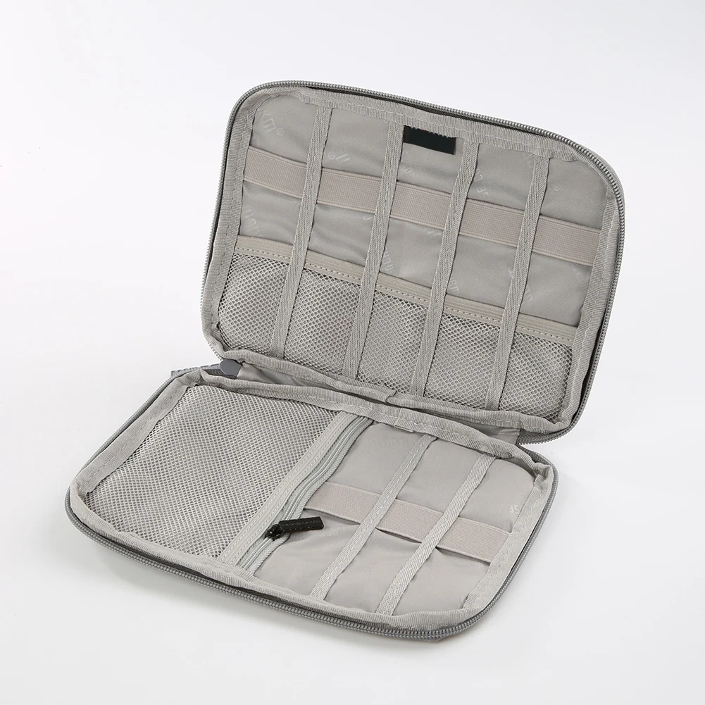 Pulseira organizadora para relógio, fecho com zíper retangular