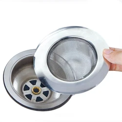 1pcs Stainless Steel Stopper Shower Drain Hole Filter Trap Kitchen Metal Sink Strainer