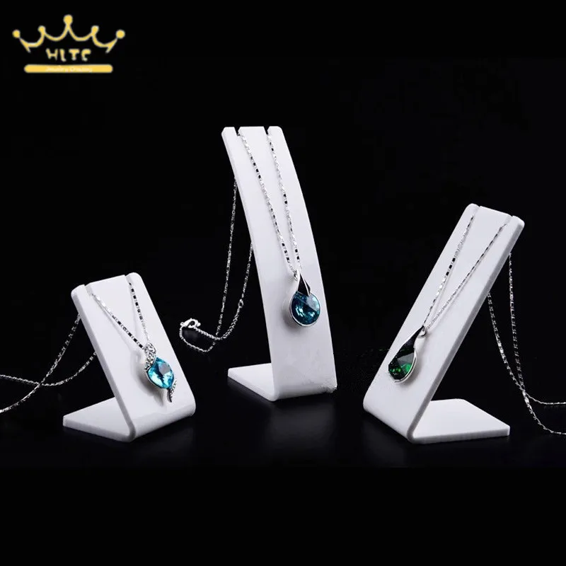 Acrylic Necklace Holder Jewelry Display Stand Pendant Jewellry Display Stand for Exhibition Shelf Jewelry Photography Props