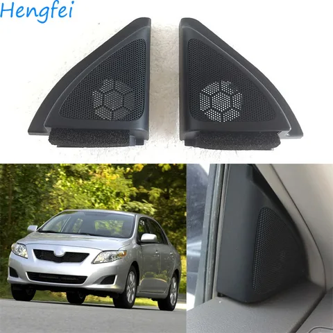 Автомобильные аксессуары HengFei для моделей Toyota Corolla 2006 ~ 2013 г., крышка твитера, треугольная пластина, треугольная крышка динамика передней двери
