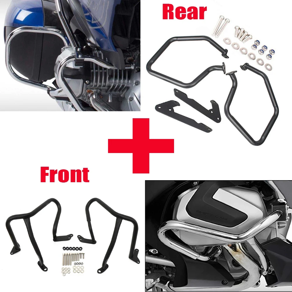 For BMW R1250RT R1250 RT R 1250 RT 2018-2023 Highway Front&Rear Engine Guard Side Saddlebag Crash Bars Bumper Protector 