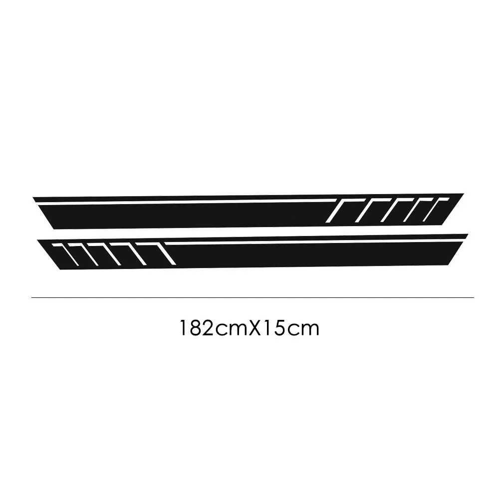 DSYCAR 1Set Car Side Skirt Decal Sill Door Side Decal Stickers Vinyl Door Side Stickers for Mercedes Benz G500 G63 W463 G65