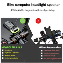 USB Bike Light 4 Modes LED #3