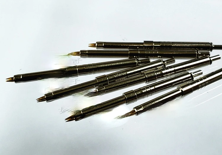 50Pcs PH Pogo Pin Test Thimble PH-5J Three Gold Tip 3-point Thimble M3 Silver Gold Probe