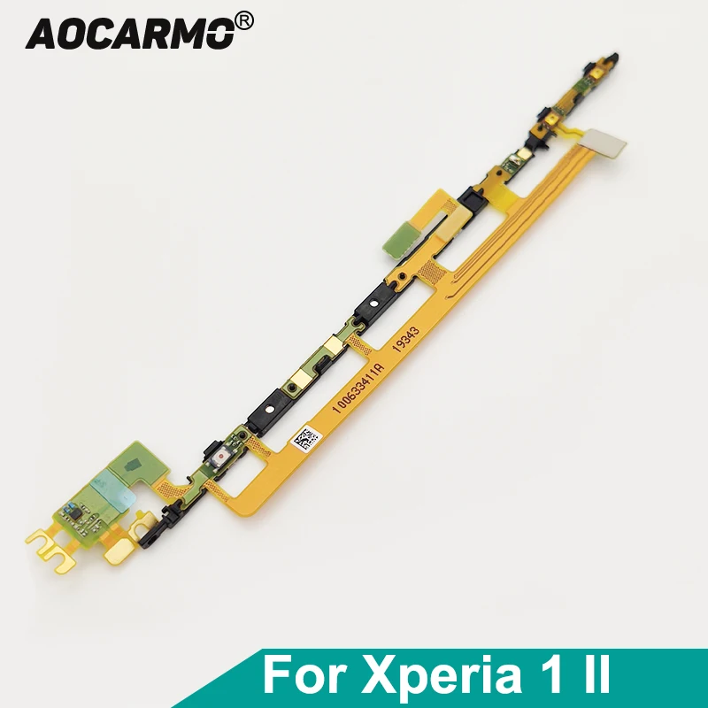 Aocarmo For Sony Xperia 1 II / X1ii Mark 2 Power On/Off Volume Button Camera Switch Connector Ribbon Flex Cable
