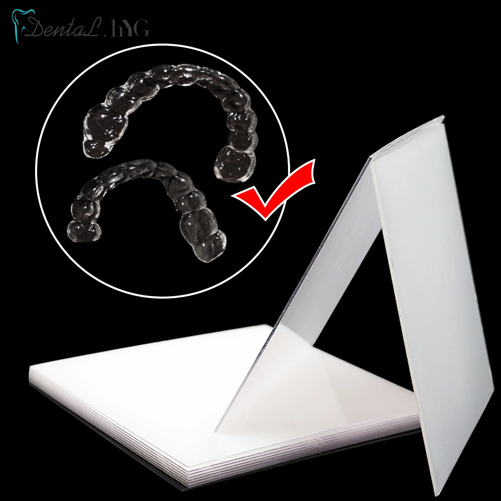 10/15/20 pcs Dental Lab Orthodontic Splint Retainer Slice Vacuum Forming Sheet Soft Hard 1.0/1.5/2.0mm Thermoforming Material