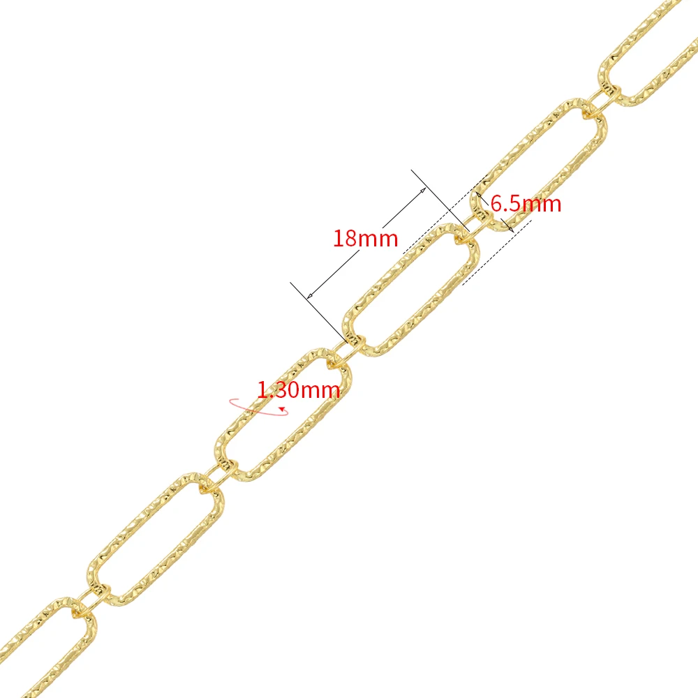 ZHUKOU 1 meter/39,37 inch new gold color chain para DIY colar artesanal pulseira jóias suprimentos acessórios por atacado VL82