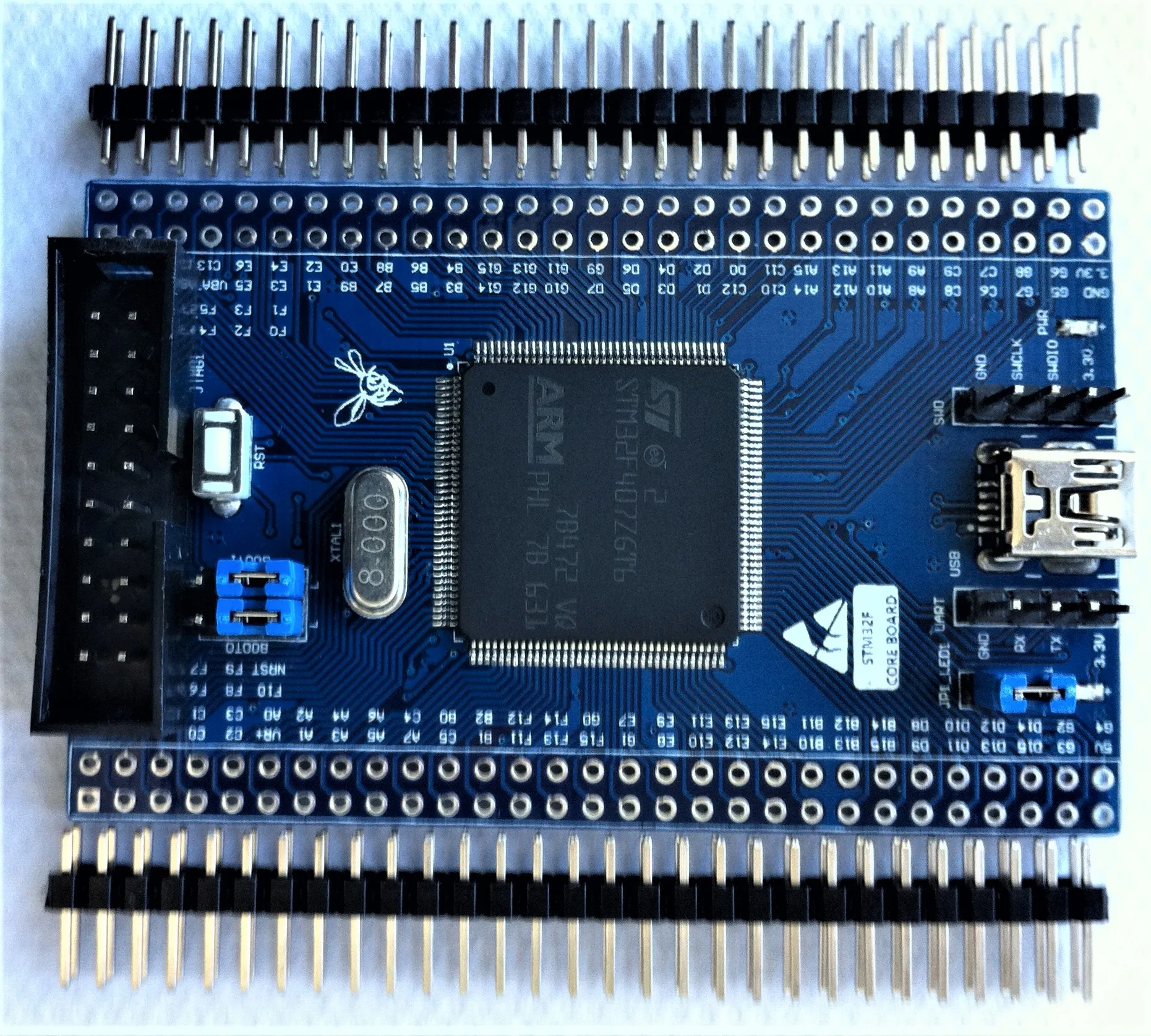 Stm32f407 الأساسية مجلس ARM CORTEXM4 الحد الأدنى لنظام Stm32f407zgt6 مجلس التنمية Stm32f407zg