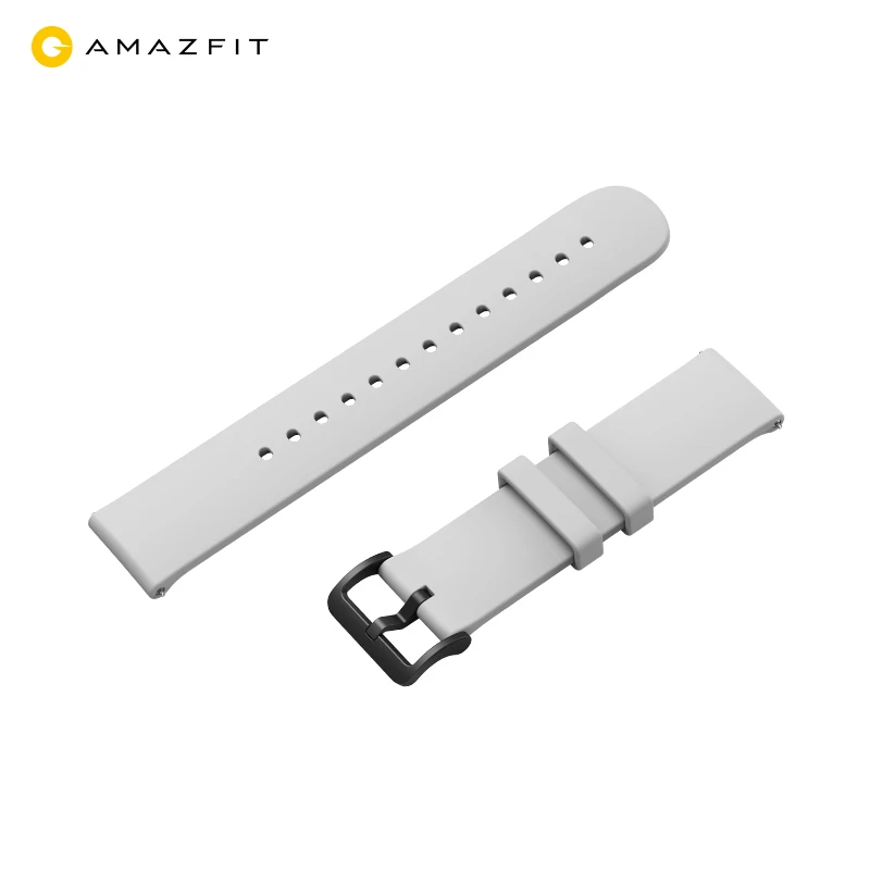 Originale 20 millimetri Cinturino di Vigilanza Fluorurata Braccialetto per Xiaomi Huami Amazfit GTR 42 millimetri GTS Bip Lite e Bip S E Mi Orologio Al Quarzo