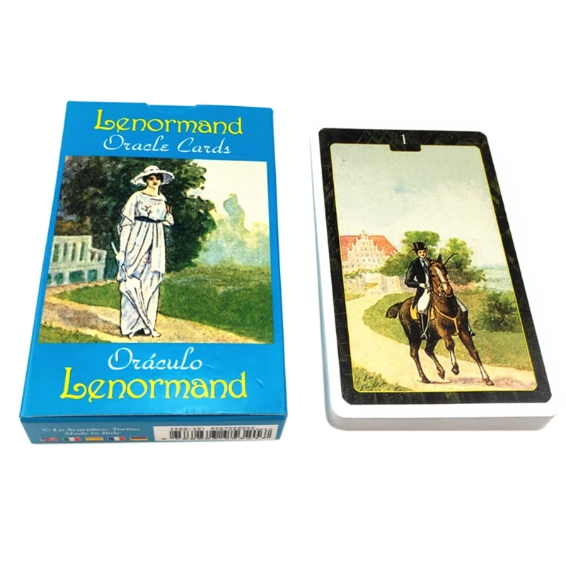 Lenormand Cards English Version Tarot 44-Card Deck Divination Board Game Family Party