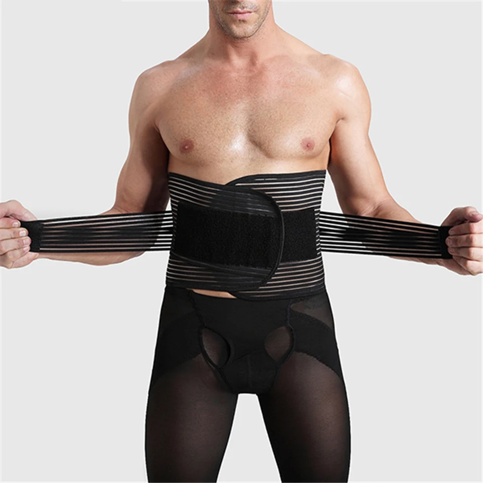 Mesh Breathable hernia disc Household Pressurized Waist Belt Medical Disc Herniation Waist Orthopedic Lumbar Support Belt Corset