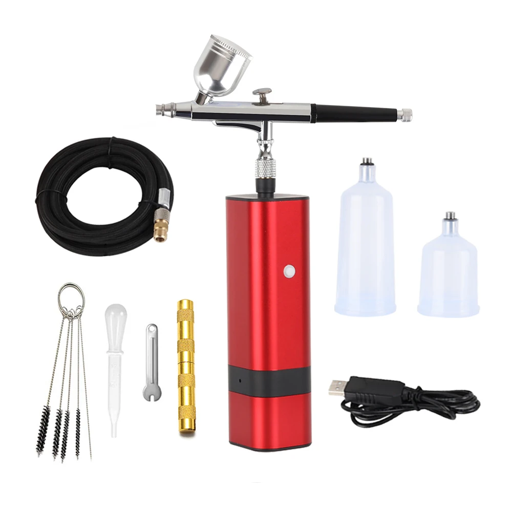 Cordless Airbrush Compressor TM80S-131 High Power Professional Travel Beauty Care Nano Spray Pneumatic Tool