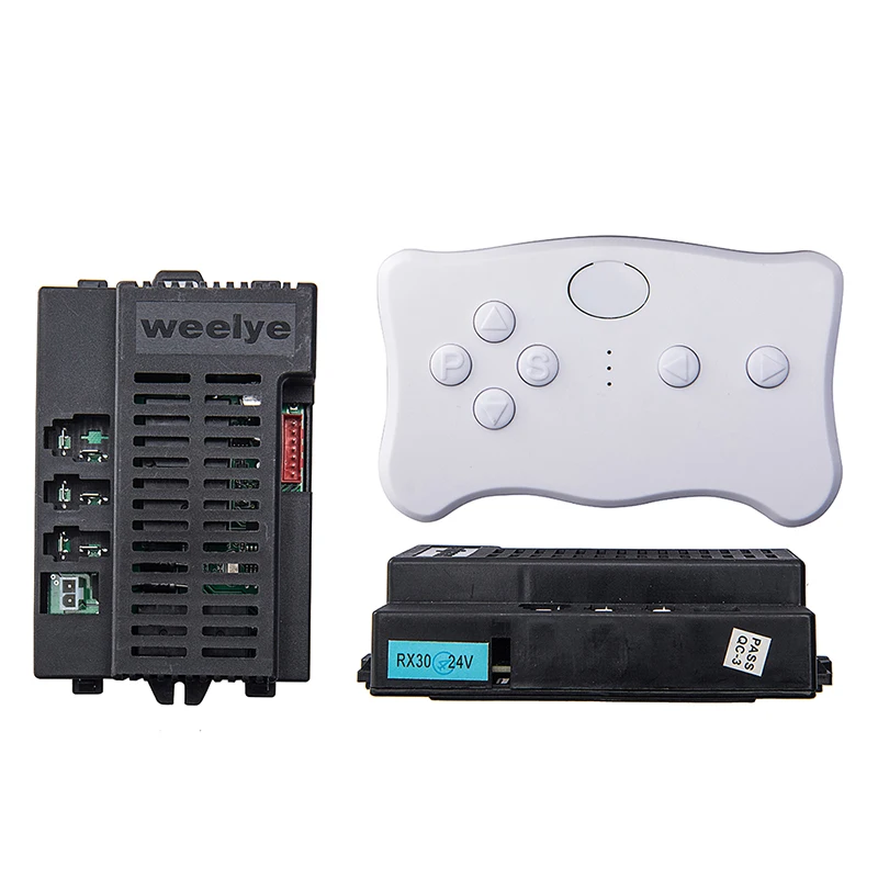 Weelye RX30 24V/สี่ด้านซ็อกเก็ต2.4G รีโมทคอนโทรล Bluetooth และตัวรับสัญญาณสำหรับเด็กไฟฟ้าเปลี่ยนชิ้นส่วน