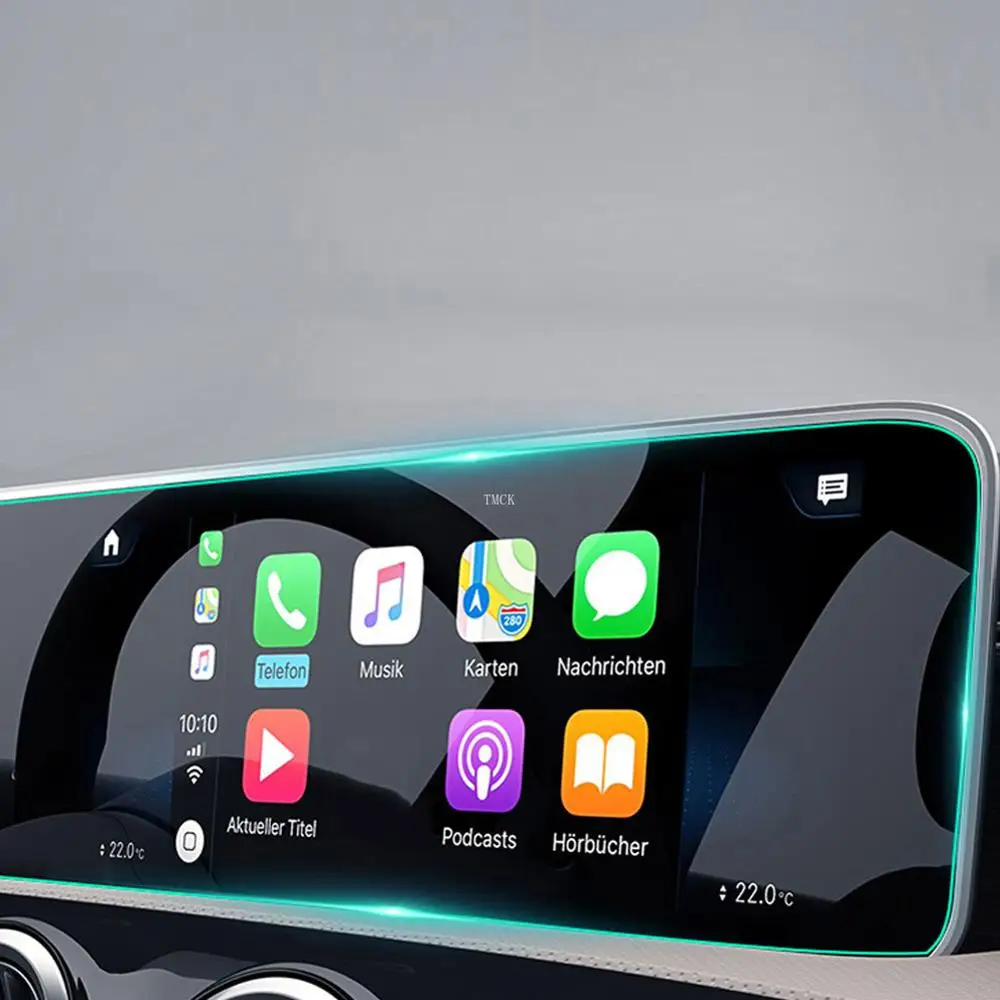 Car Navigation Screen Film Dashboard Protective Film Tempered Glass Screen Film For Mercedes Benz A Class W177 A180 A200 2019+