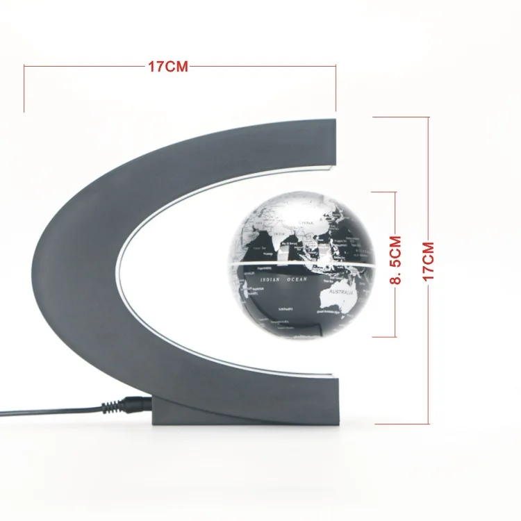 Imagem -04 - Globo de Levitação Magnética com Led Mapa do Mundo Equipamento Didático Desktop Cultura Educação Artesanato Crianças Presentes Escola Estudante