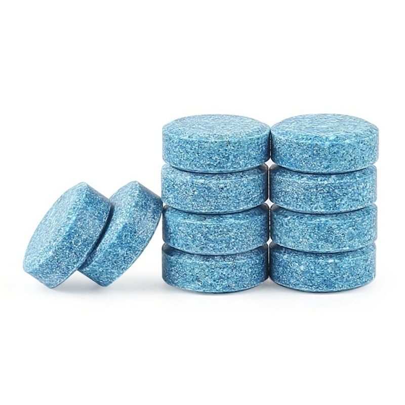 

10 Pcs Glass Washer Solid Cleaner Tablet Car Solid Wiper Window Cleaning Windshield Glass Washer Effervescent Tablets