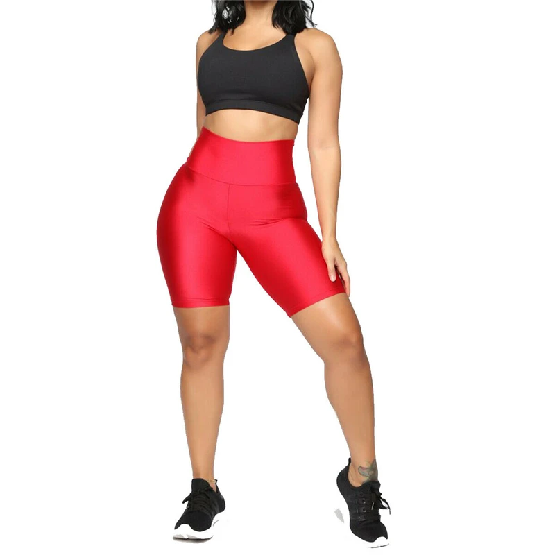 Pantalones cortos de compresión para mujer, Shorts sexys de realce, transpirables, ajustados, para correr, gimnasio y entrenamiento